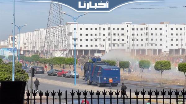 شاهد ماحدث في محيط ملعب العربي الزاولي قبيل مباراة الطاس والكوديم